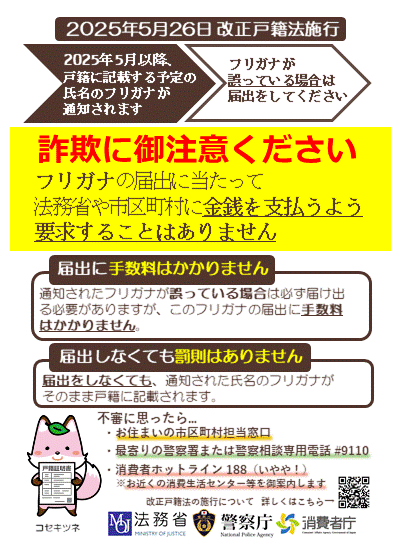 詐欺防止案内チラシ(PDF)